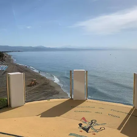 Amazing Frontline Sea Views Studio Apartment Castillo Del Vigia Torremolinos Exterior photo
